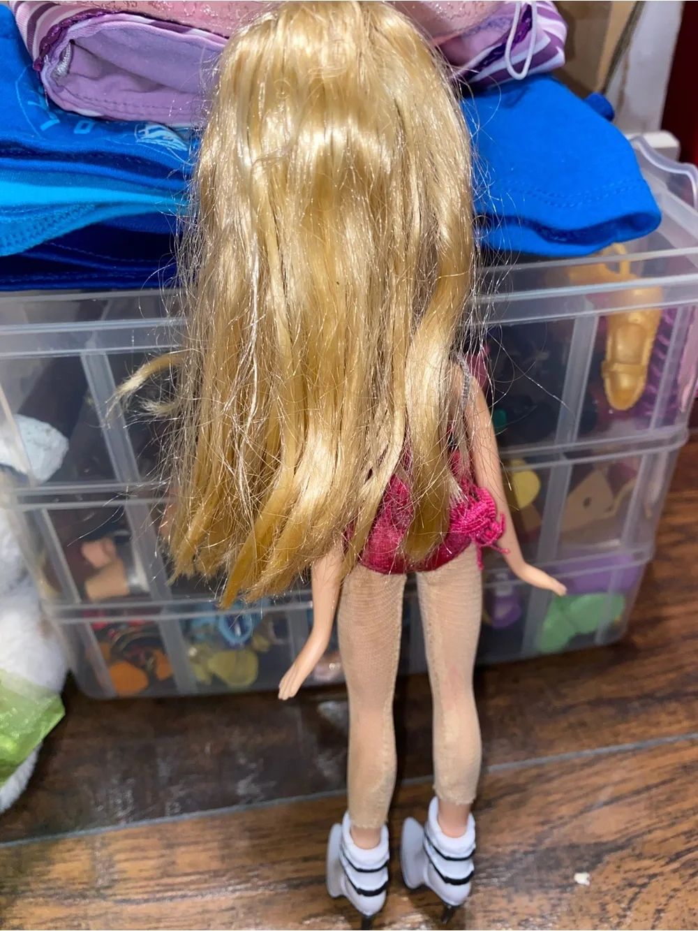 Pink Dance Outfit Doll with Blonde Hair